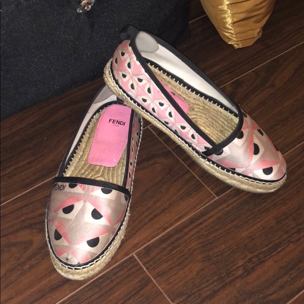 Fendi Monster Eyes Espadrilles